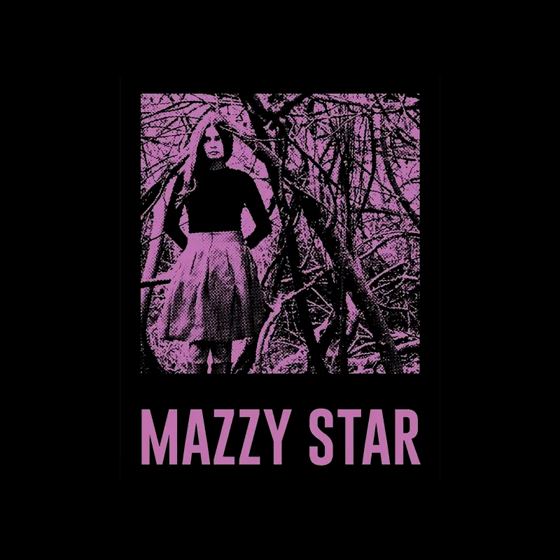 Mazzy Star Purple Throw Pillow