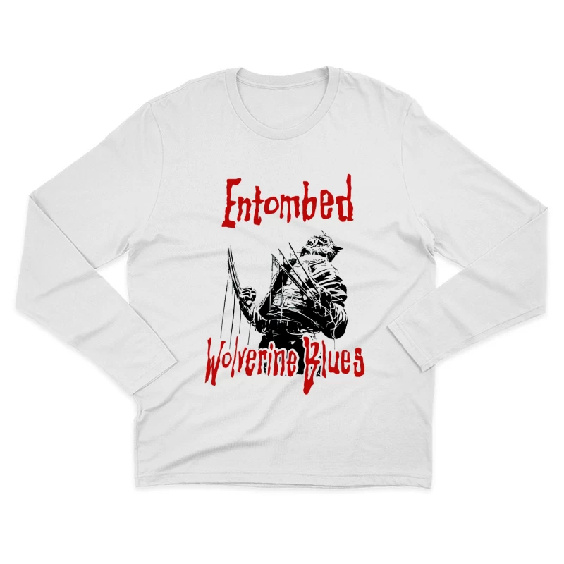 Entombed Wolverine Blues Retro Male Long Sleeve T-Shirt