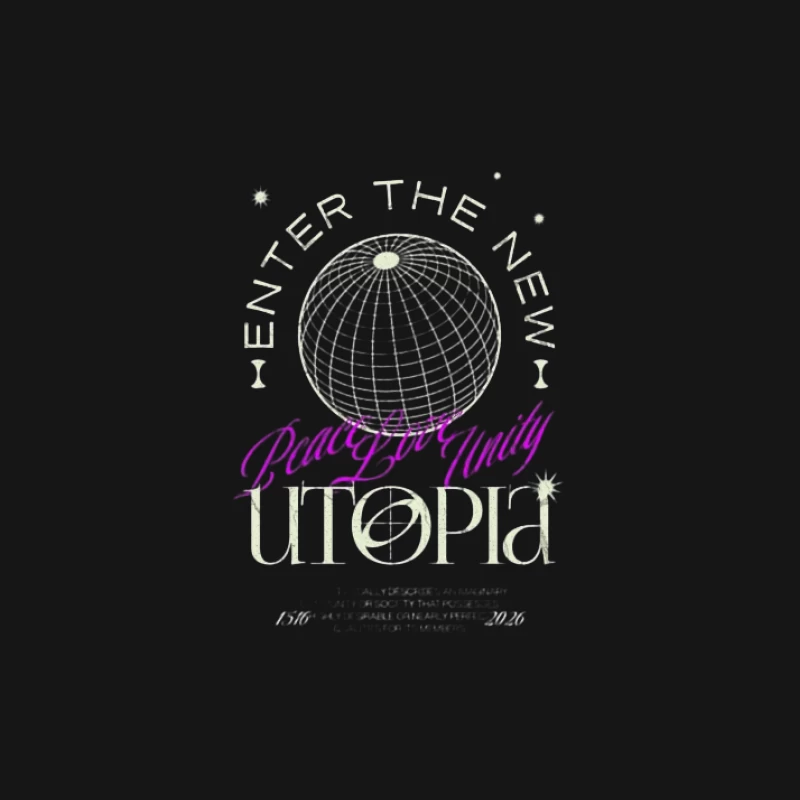 Entrez dans la nouvelle Utopie Homme Manches Longues T-Shirt