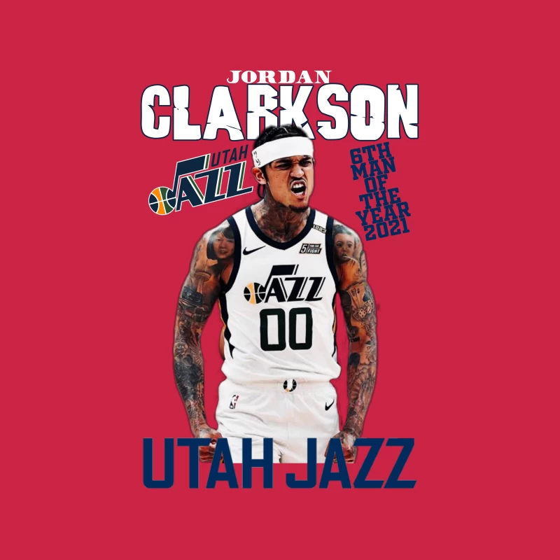 Jordan Clarkson of the Utah Jazz Tapestry