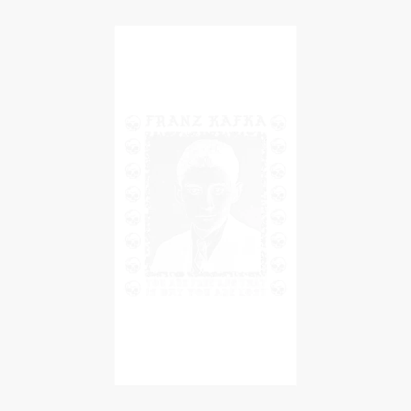 Franz Kafka  Vintage Style Original Punksthetic Design iPhone Case