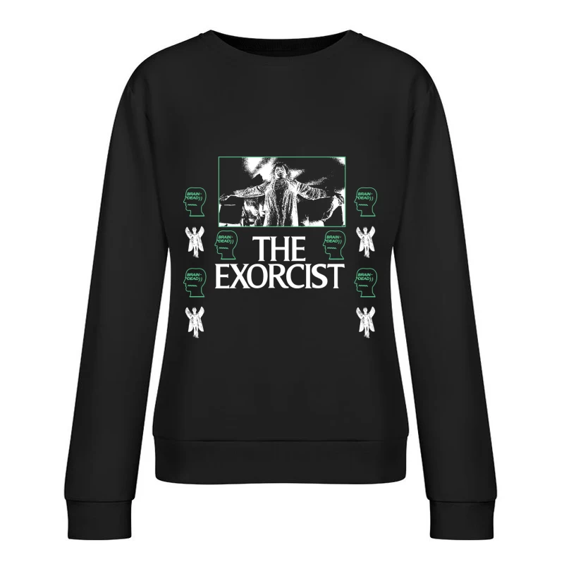 The Exorcist – Horrorfilm Posterdesign Damen Pullover Sweatshirt