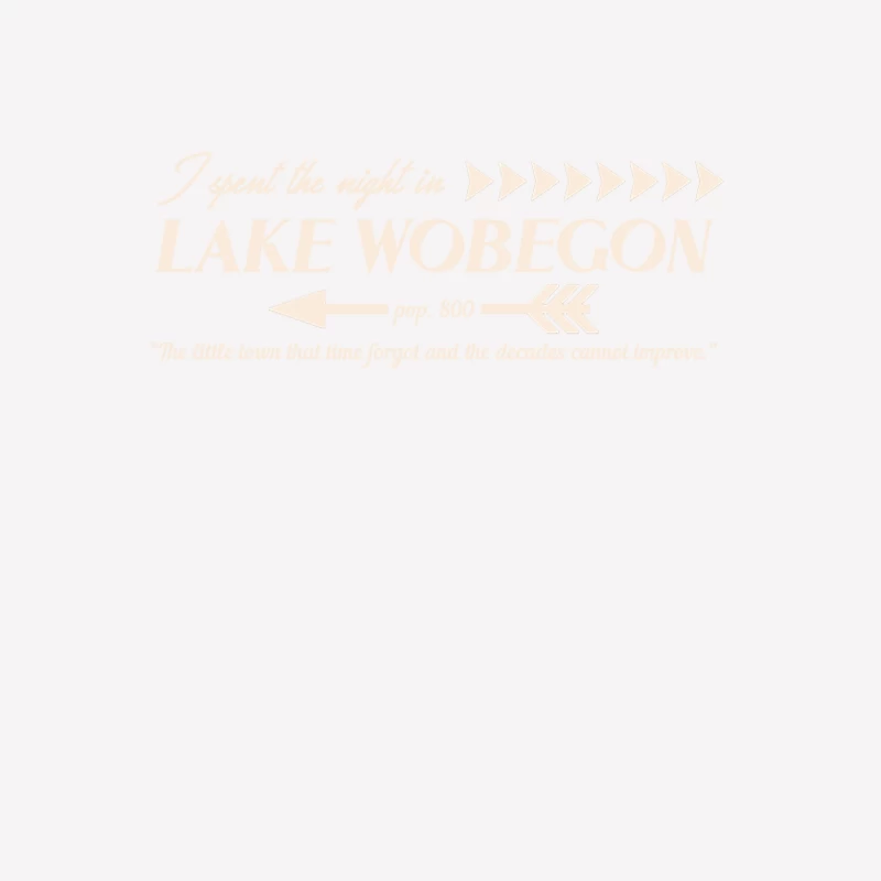 Lake Wobegon Male T-Shirt