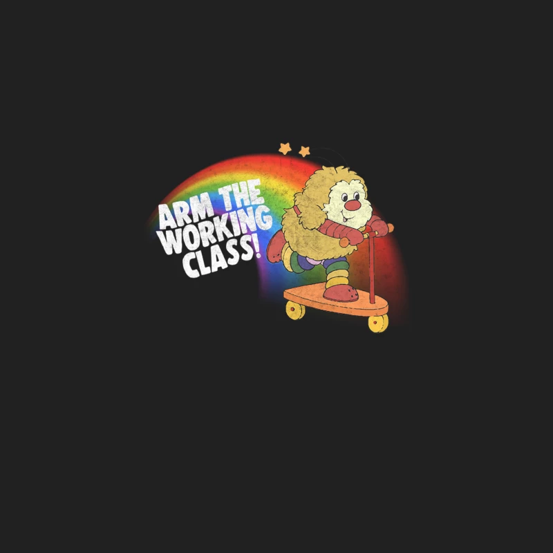 Arm The Working Class  80s Cartoon Meme Design Bucket Hat
