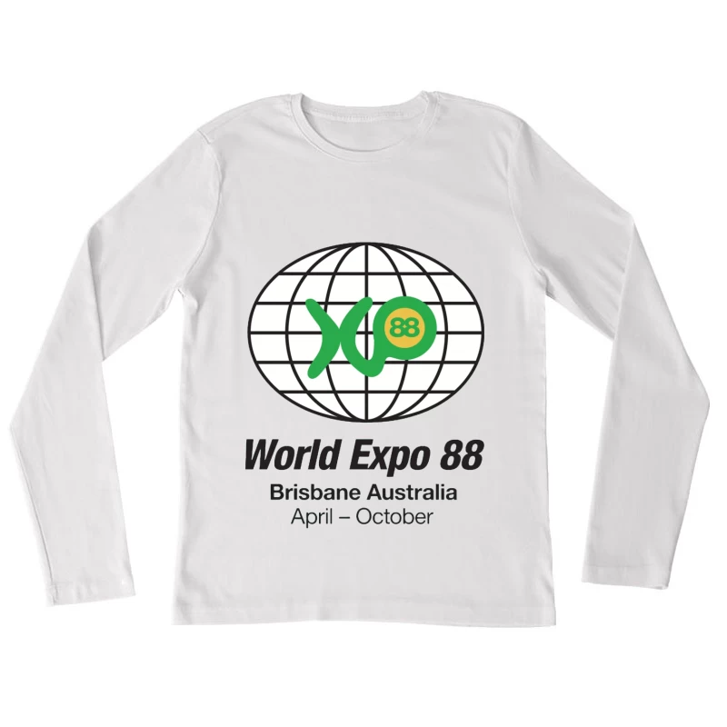 World Expo 88 Brisbane Australia Logo Female Long Sleeve T-Shirt