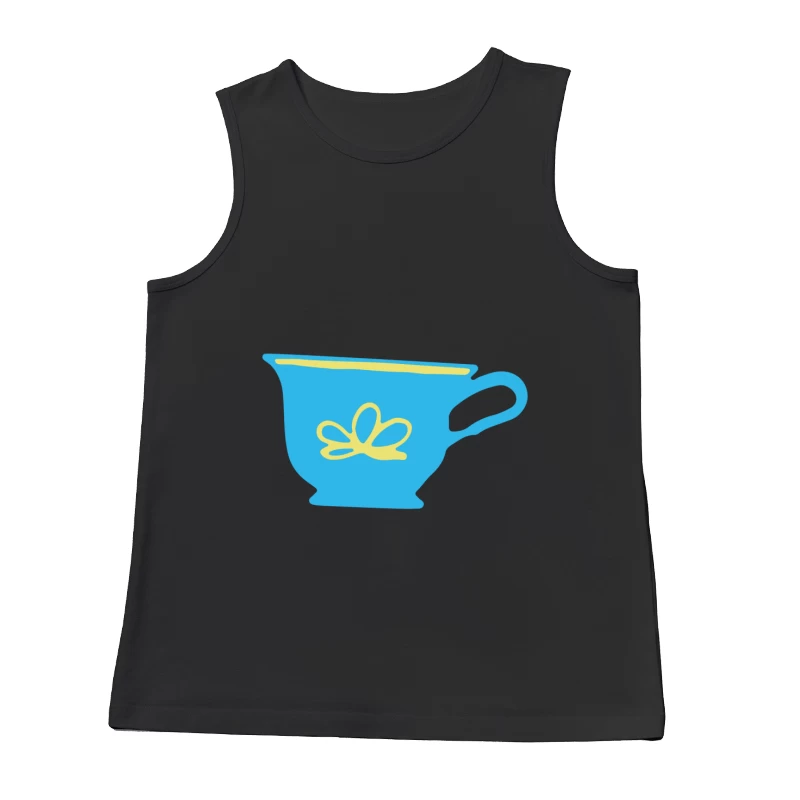 Tasse bleue avec motif déco Homme Débardeur