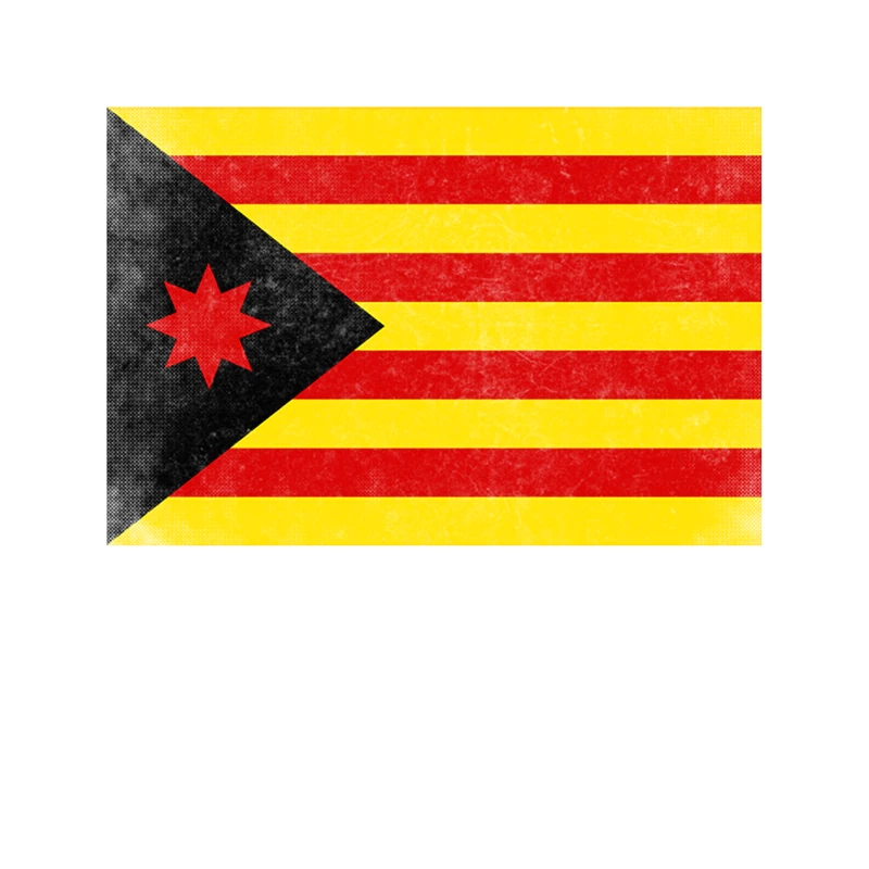 Estelada Anarquista - Vintage Faded Look Design Tapestry