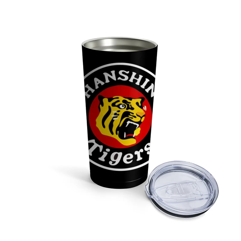 Hanshin Tigers Japanese Baseball Team Logo Travel Mug