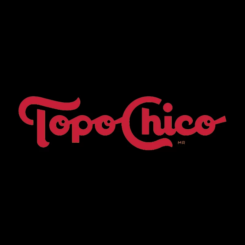 Topo Chico Vintage-Style Red Logo Design Desk Mat