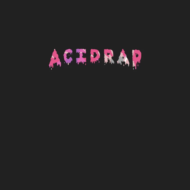 Melting Pink Text Typography Bucket Hat