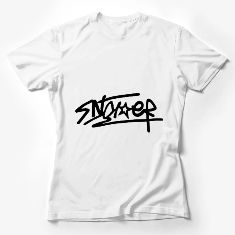 Graffiti-Kunst-Logo mit Sternmotiv Damen T-Shirt