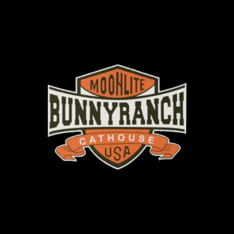 Moonlite BunnyRanch Cathouse US Throw Pillow