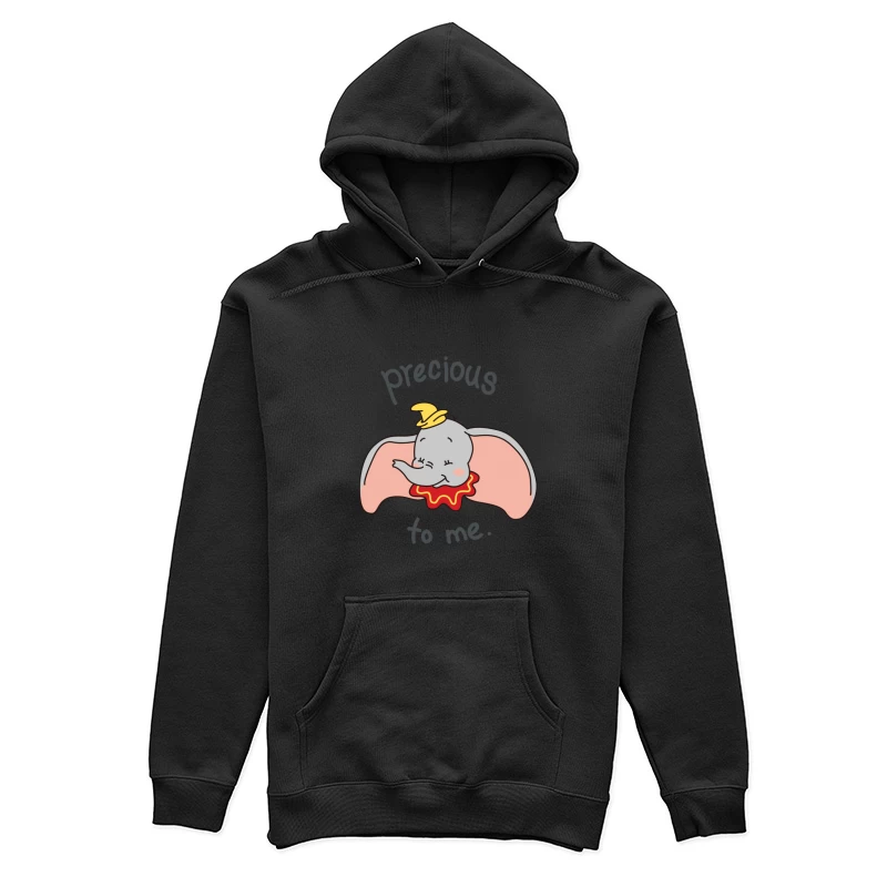 Niedlicher Elefant mit Hut Damen Pullover Hoodie