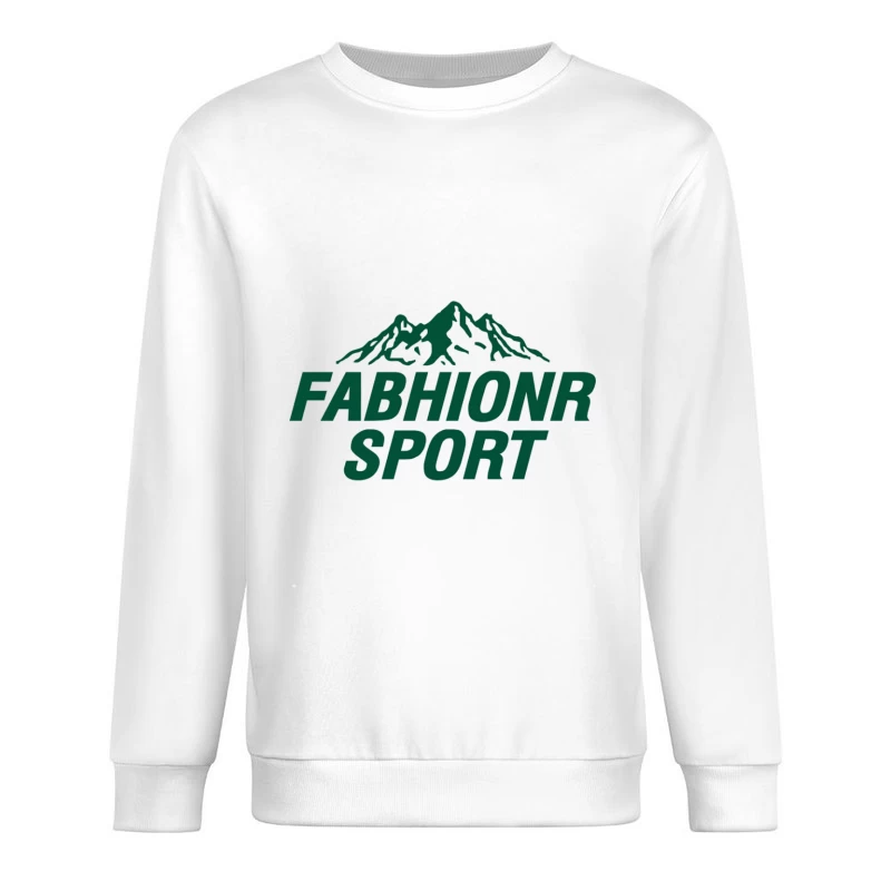 Outdoor Sport Logo mit Bergmotiv Herren Pullover Sweatshirt