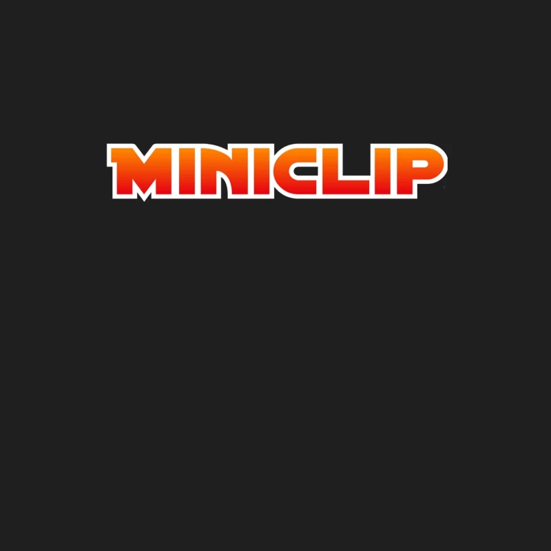 Miniclip Gaming Company Logo in Orange and Red Gradient Typography Male Tank Top