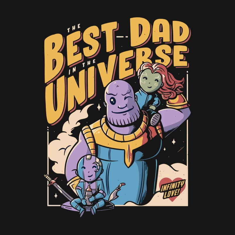 Best Dad in the Universe Comic Art Female Long Sleeve T-Shirt