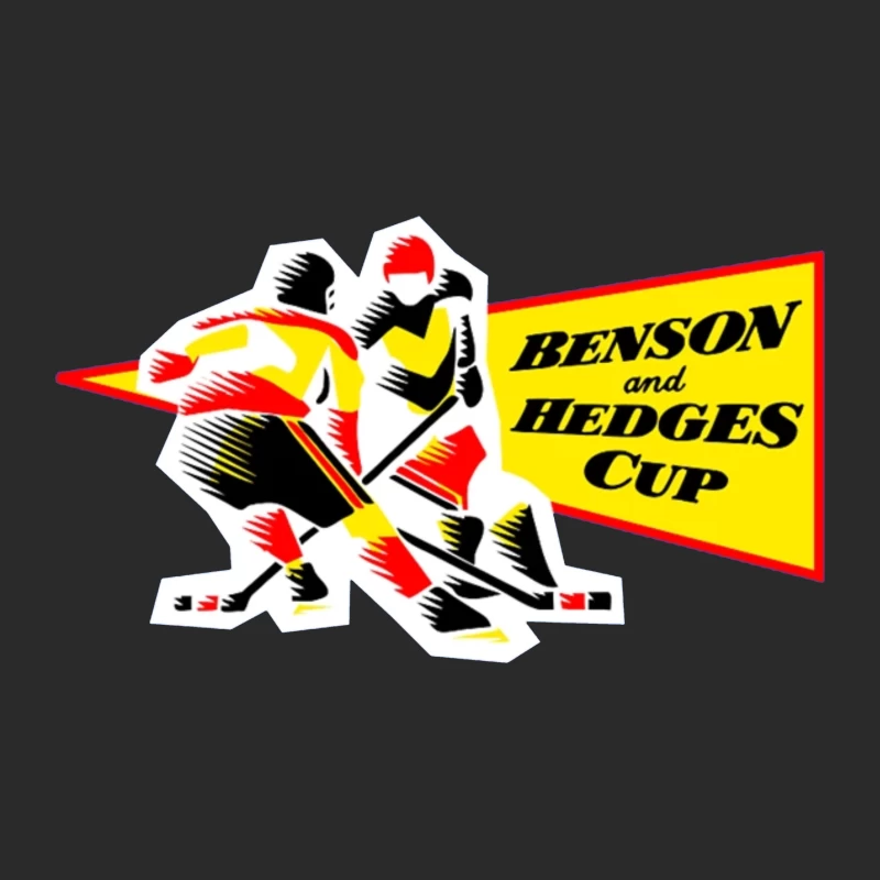 Retro Ice Hockey Tournament Logo: Benson and Hedges Cup Baseball Cap