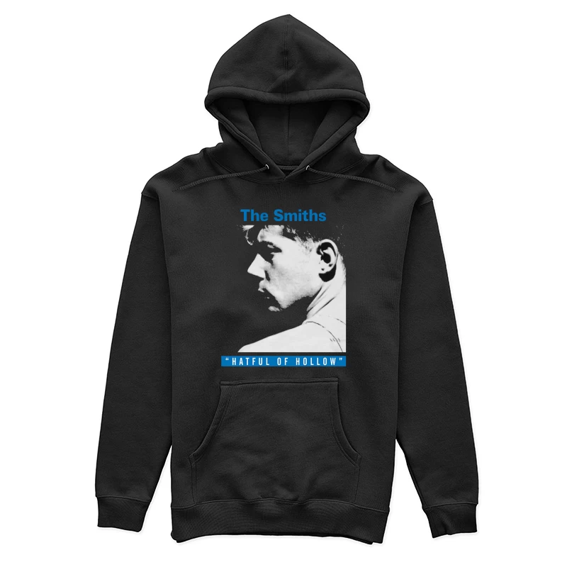 The Smiths 'Hatful of Hollow' Album Cover Art in Black and White Female Pullover Hoodie