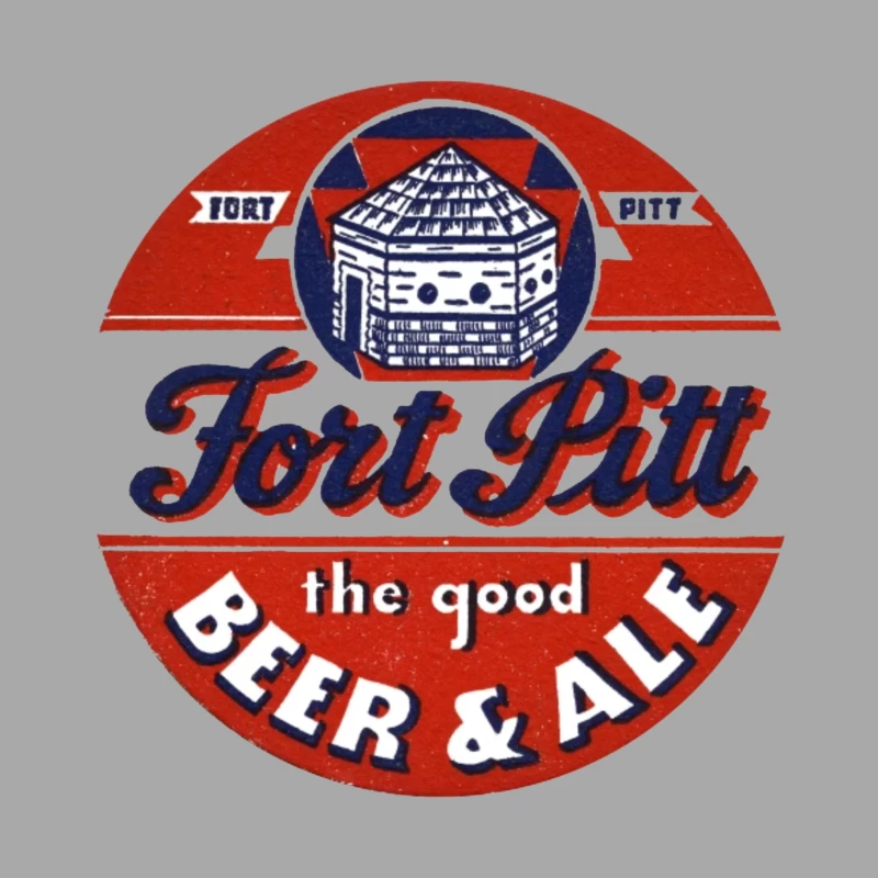Fort Pitt Beer 2 Male Pullover Hoodie