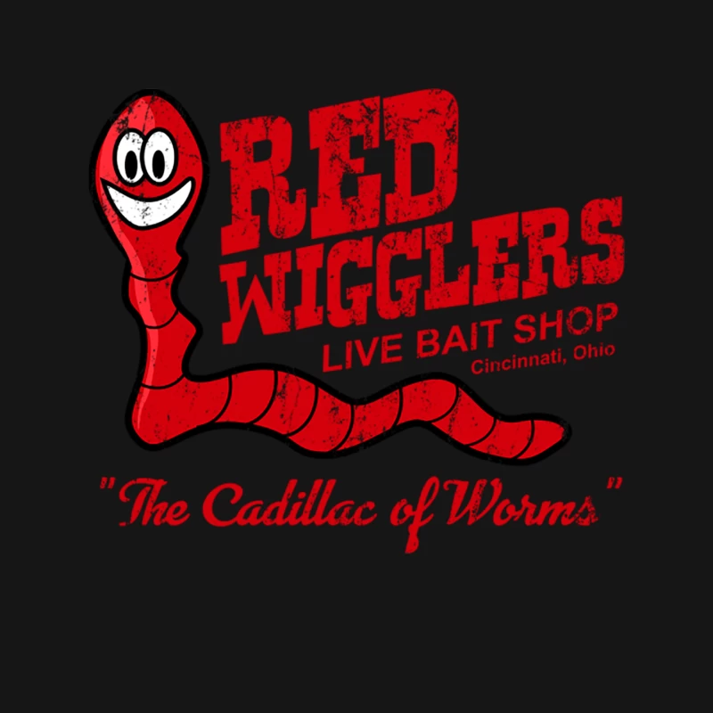Red Wigglers from WKRP in Cincinnati, distressed Mouse Pad