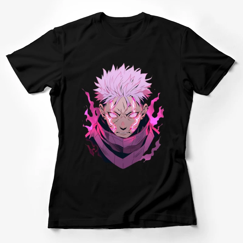 Manga-Krieger mit leuchtender Aura Damen T-Shirt