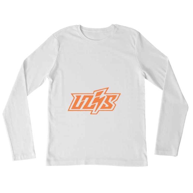 Dynamisches Logo im Blitzdesign Damen Langarm T-Shirt
