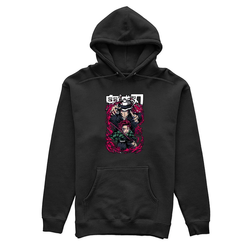 Kämpfer mit Schwert und dämonischer Hintergrund Damen Pullover Hoodie