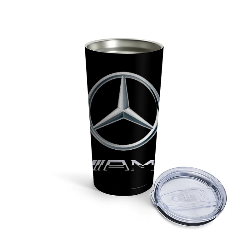 Mercedes-Benz AMG Logo - Premium German Automotive Brand Symbol Travel Mug