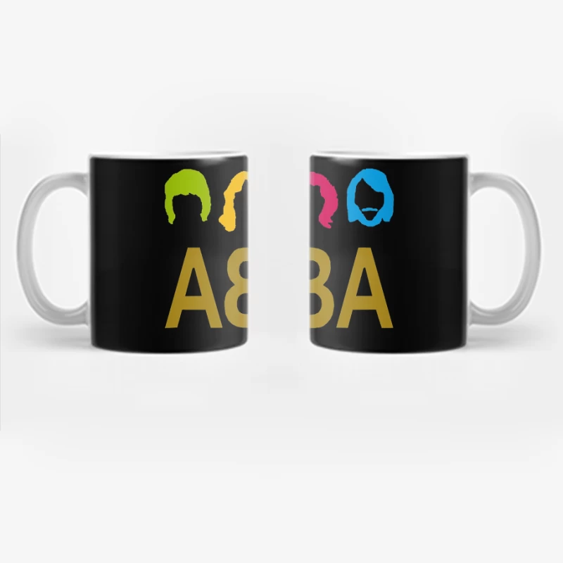 Abba Band Colorful Coffee Mug