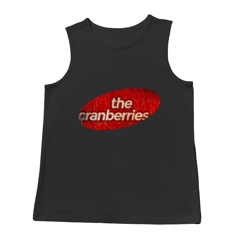 The Cranberries Vintage Band Logo in Red Male Tank Top