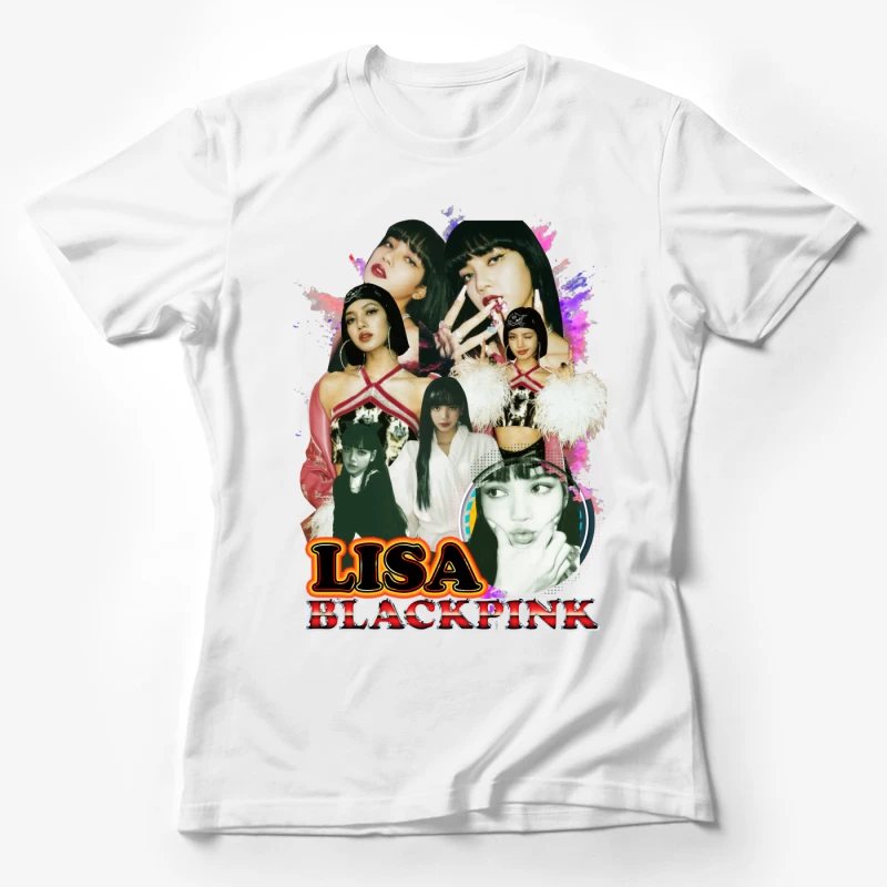 Collage of Lisa from BLACKPINK Female T-Shirt