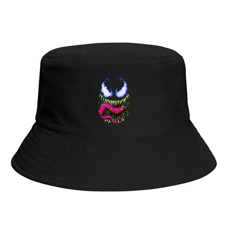 Vibrant Comic Monster Art Bucket Hat