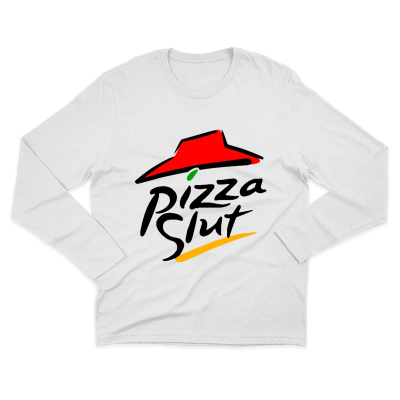 Pizza Hut Classic Red Roof Restaurant Logo Male Long Sleeve T-Shirt