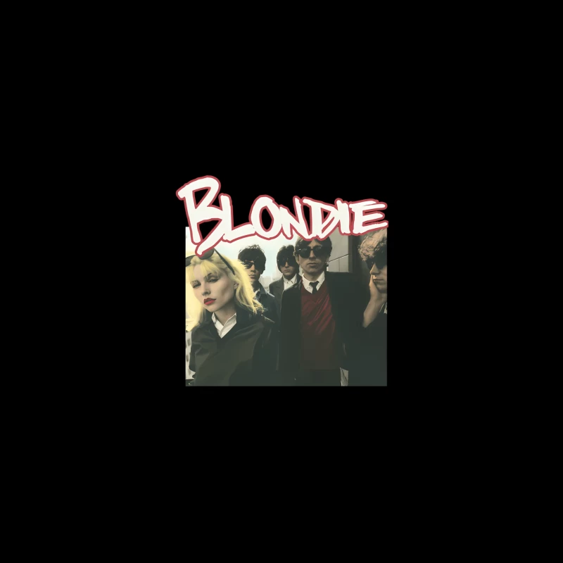 Vintage Blondie Band Album Cover from the 1970s New Wave Era iPhone Case