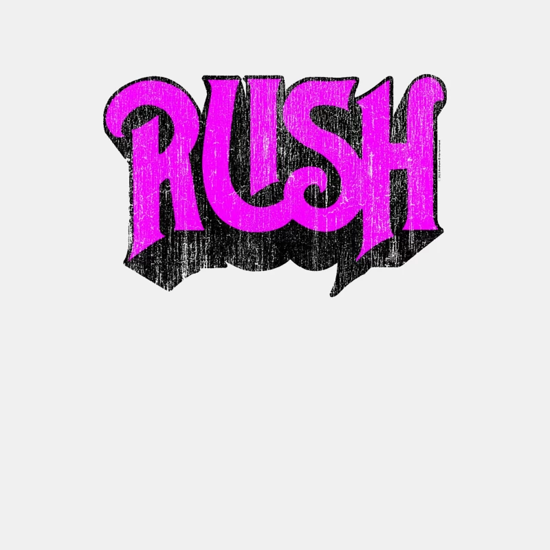 Retro Rush Typography in Graffiti Style Male Tank Top