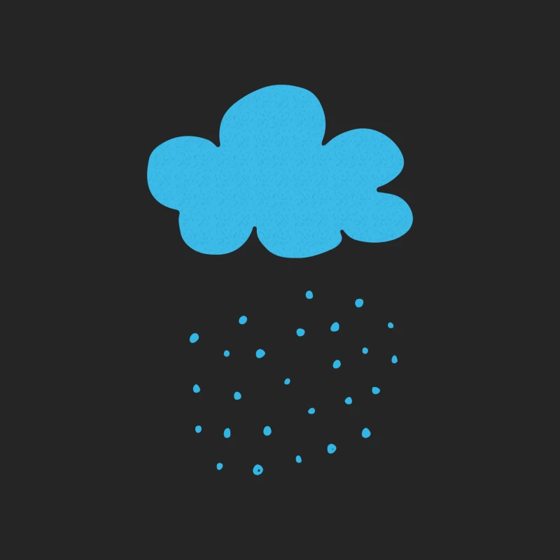 Nuage de pluie bleu Femme Sweat-shirt à enfiler