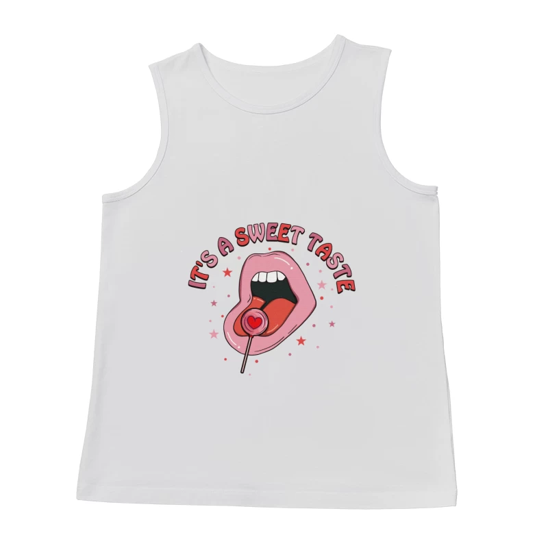 Süßer Geschmack mit einem Lollipop Herren Tanktops
