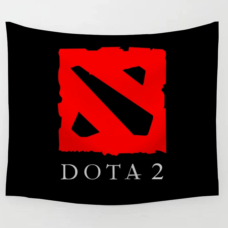 DOTA 2 Official Game Logo Tapestry