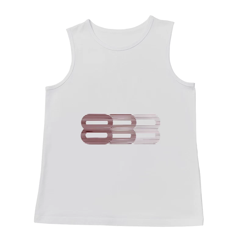 Abstraktes Buchstaben-Design Herren Tanktops