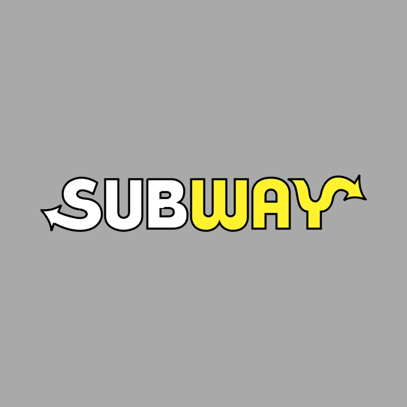 Subway Restaurant Chain Logo Design Male Pullover Hoodie