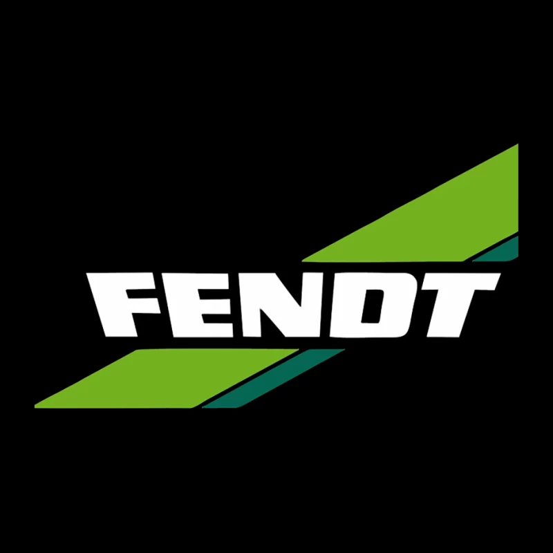 Fendt Agricultural Machinery Logo with Green Diagonal Stripes Pin