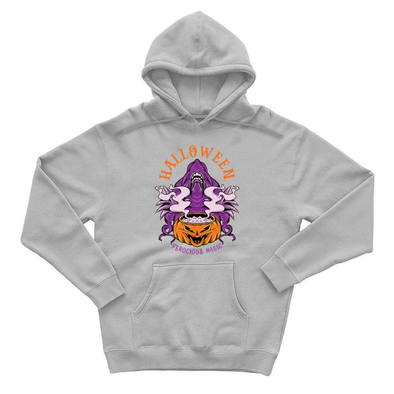 Halloween Ferocious Magic Design Male Pullover Hoodie