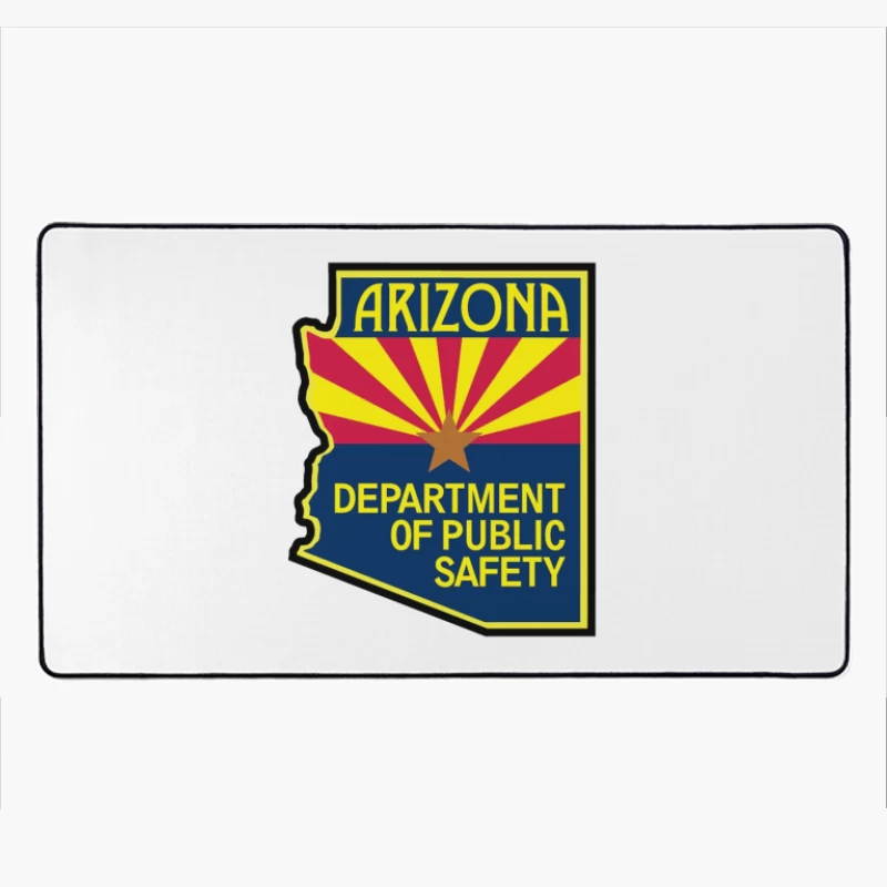 Arizona Department of Public Safety Official Logo Desk Mat