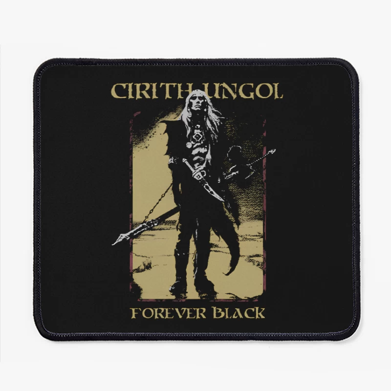 Cirith Ungol Forever Black Mouse Pad