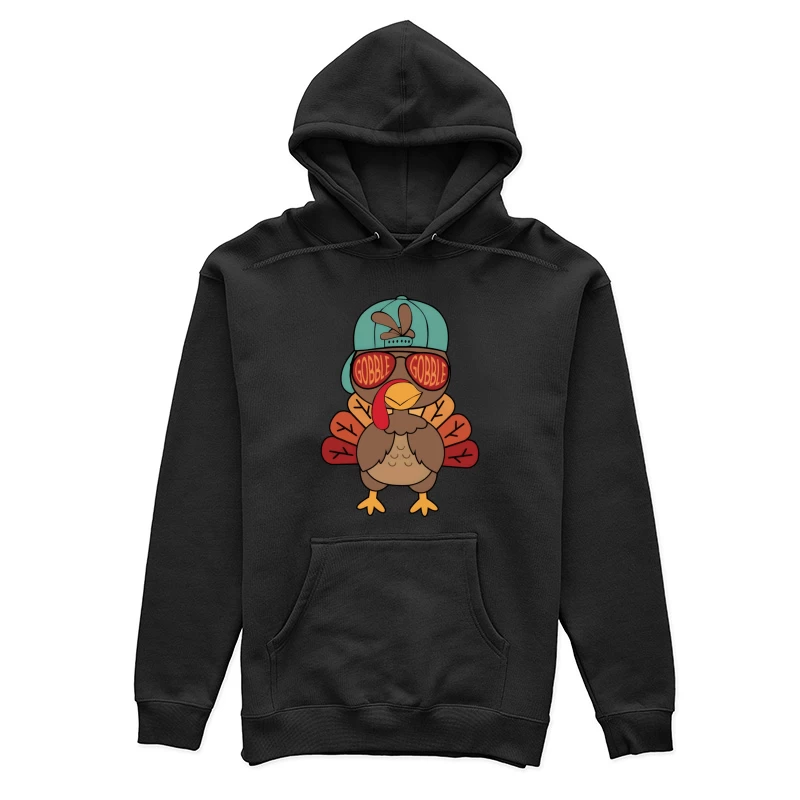 Schicke Truthahn mit Sonnenbrille Damen Pullover Hoodie