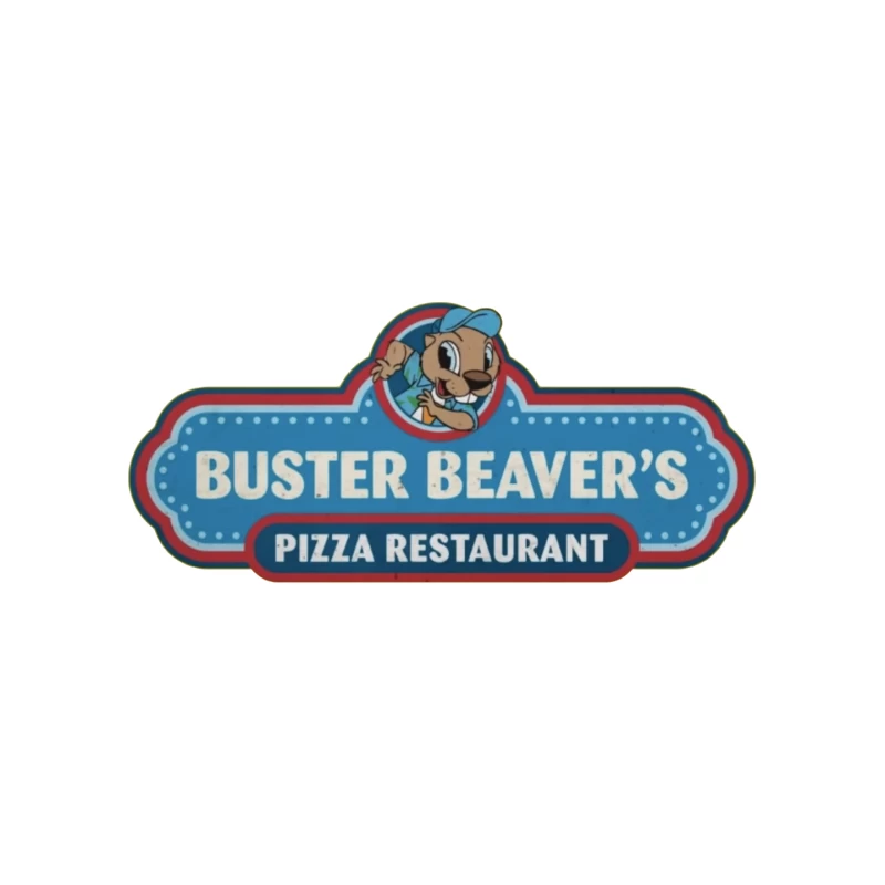 Buster Beaver's Pizza Restaurant Mouse Pad