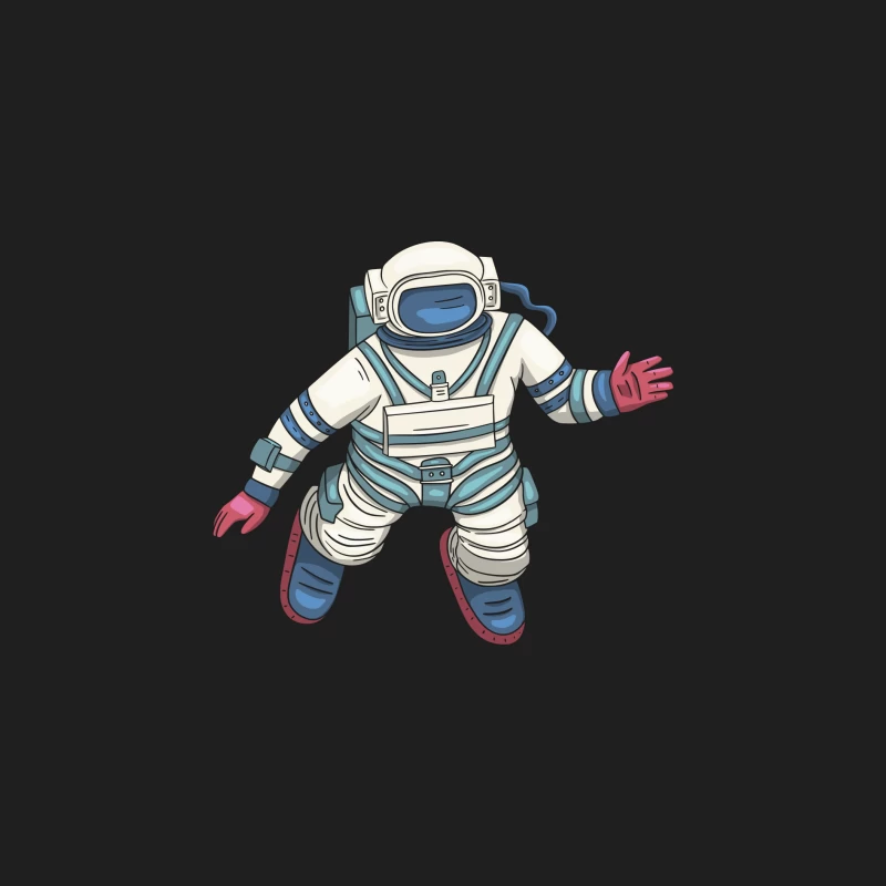 Astronaut im Raumanzug schwebt Herren Tanktops