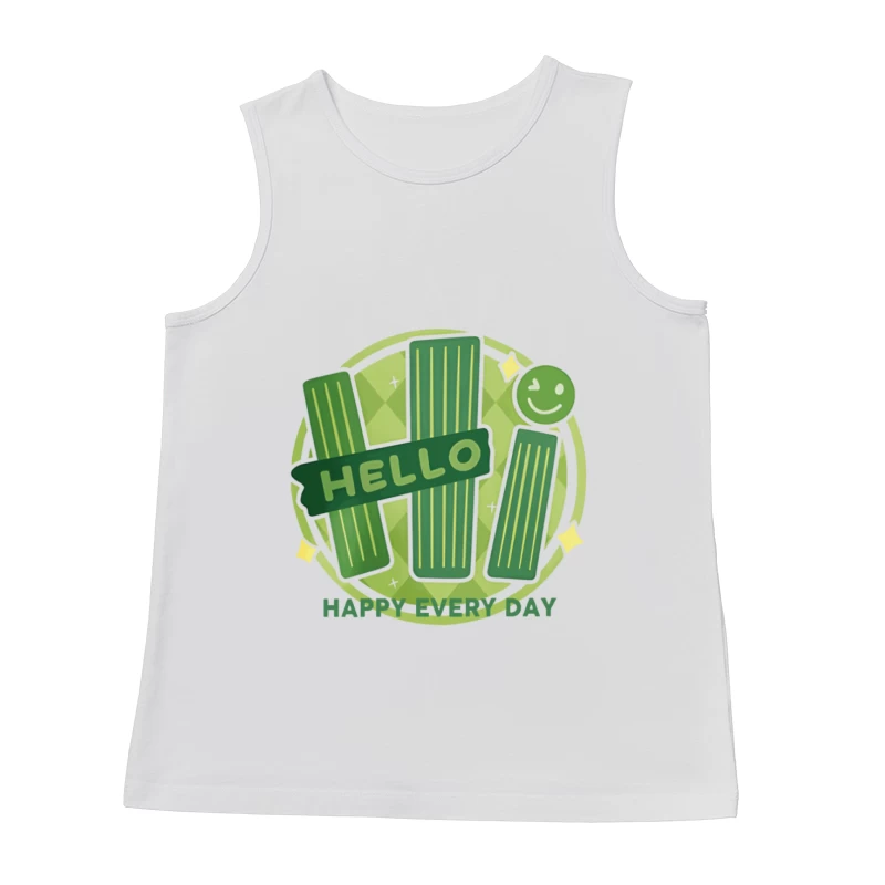 Fröhlicher Gruß jedes Tages Herren Tanktops