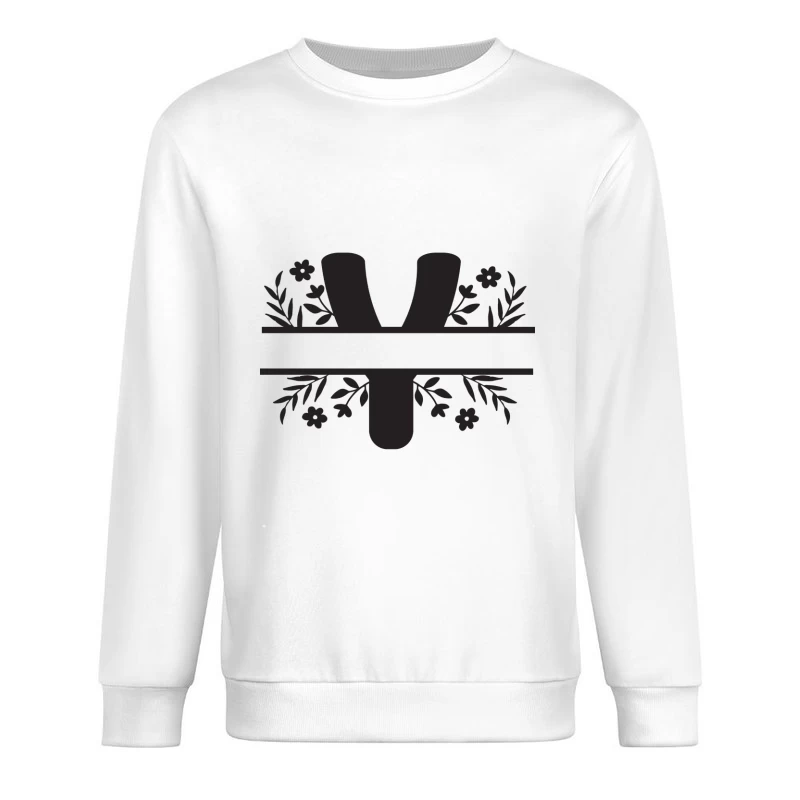 Symbole Yen décoratif floral Homme Sweat-shirt à enfiler