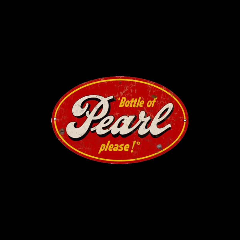 Pearl Beer Retro Desk Mat